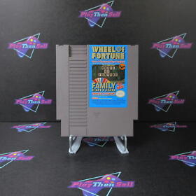 Wheel of Fortune Family Edition Nintendo NES Cartridge Only Auth..  - (See Pics)