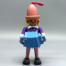 Playmobil Circus Clown Musical Pink Female Adult Figure Shoes Nose Hat Accordion