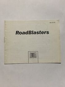 RoadBlasters Road Blasters Genuine NES Nintendo Instruction Booklet Manual  B3G1