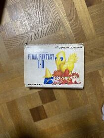 Final Fantasy 1 2 Boxed B FC Nintendo Famicom Japan