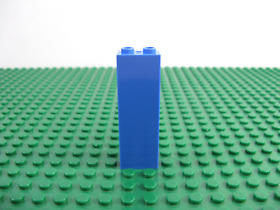 LEGO Blue-Violet Tall Brick 1  x 2 x 5  Wall Panel Castle of Morcia 8781 #2454