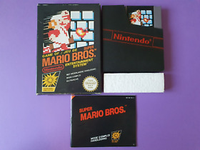 SUPER MARIO BROS. / Nintendo NES PAL B FRA - FAH / TBE + Crystal Box