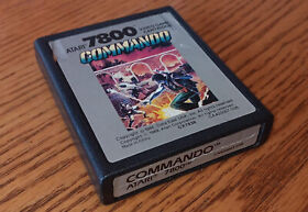 COMMANDO Atari 7800 Video Game Cartridge Only, TESTED Works Great!