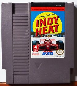 Nintendo NES Danny Sullivan's Indy Heat Car Racing Sports Cartridge Only TESTED