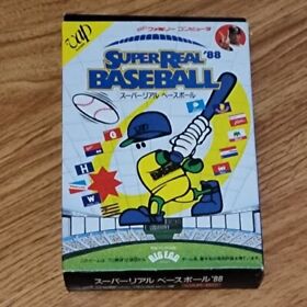 SUPER REAL BASEBALL 88 Nintendo Famicom VAP-BG