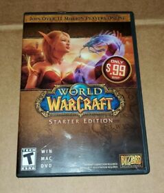 World of WarCraft Starter Edition PC Game WIN MAC DVD 2 Disc Set 2011
