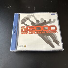 SWWS 2000 Worldwide Soccer Dreamcast Sega Game Complete with Manual FullyTested