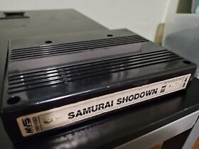 SAMURAI SHODOWN III 3 ENHANCED Neo Geo MVS neogeo cart english label