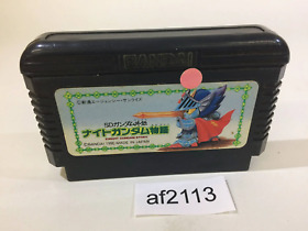 af2113 SD Gundam Gaiden Knight Gundam Story NES Famicom Japan