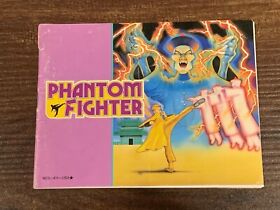 Phantom Fighter Nintendo NES Instruction Manual Only
