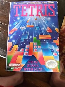 Tetris Complete in Box For Nintendo NES-1989 Manual, Game, All VG Condition!