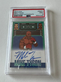 2023 Leaf MIKE TYSON Punch Out NES Reimagined AUTOGRAPHED Signed AUTO Card PSA 9