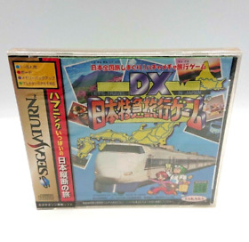 DX Nihon Tokkyuu Ryokou Sega Saturn SEALED Board Game SS Japanese NTSC-J