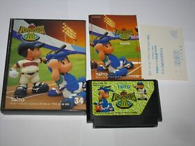 Kyukyoku Harikiri Stadium III 3 Famicom NES Japan import boxed manual US Seller