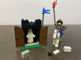 Vintage Lego Castle Black Knights Black Monarch’s Ghost 6034 READ!