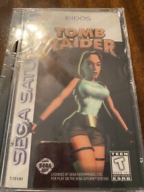 Tomb Raider (Sega Saturn) Sealed With Hang Tab And Back H Seam