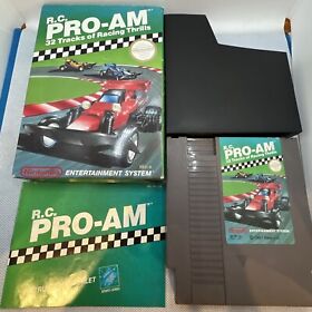 Fantastic R.C. Pro Am Complete In Box CIB Nintendo NES Authentic Tested