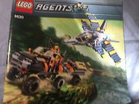 Genuine LEGO Agents Gold Hunt 8630 Instruction Manual Only 