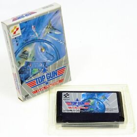 TOP GUN DUAL FIGHTERS Nintendo FC Japan Import Famicom NES Konami NTSC-J Boxed