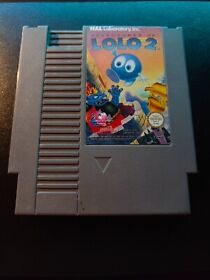 NES GAME LOOSE - "ADVENTURES OF LOLO 2" (PAL - EEC) 1985