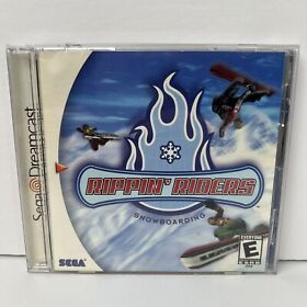Rippin' Riders Snowboarding (Sega Dreamcast, 1999) Complete CIB - TESTED !