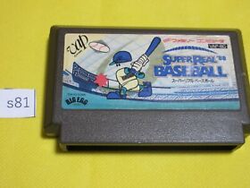 Nintendo Super Real Baseball '88 Famicom USED UNTESTED Japanese Game (00S81)