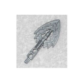 LEGO Bionicle - Rahkshi Staff Of Rage - Flat Silver - Part # 44819 - From 8588