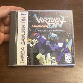 Virtual On Cyber Troopers (Sega Saturn) Complete Net Link Edition Not for Resale