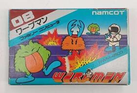 [Used] Namco WARPMAN Boxed Nintendo Famicom Software FC from Japan