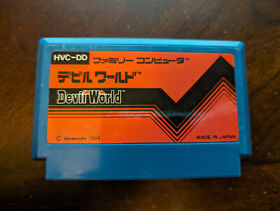 Devil World (Pulse Line) - Nintendo Famicom Cart Game - US Seller