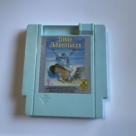 RARE Vtg 1991 NES Bible Adventures BLUE Nintendo Video Game Cartridge