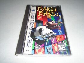 Baku Baku (US Version!) ☆☆ Authentic Complete Sega Saturn game