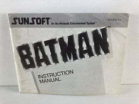 Nes-Handbuch Batman FRA - Nintendo NES