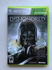 Dishonored Platinum Edition (Microsoft Xbox 360, 2012) Complete X360