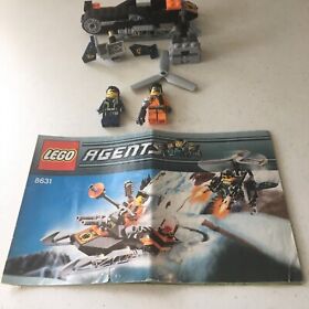 LEGO 8631 Jetpack Pursuit Agents Saw Fist Minifigure Bad Guy + PARTS MANUAL ONLY