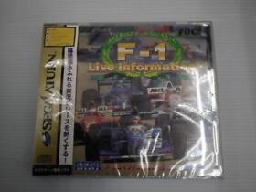 Sega Saturn Soft F-1 Live Information