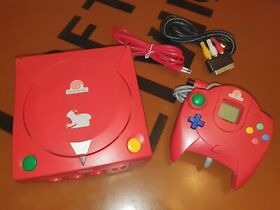 ## SEGA Dreamcast Console Seaman Xmas Red Limited Edition + Controller ##