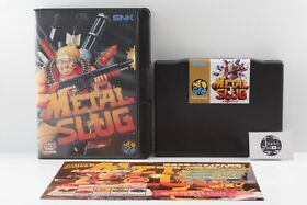 SNK NEO GEO AES ROM Metal Slug Convert Hard Case Video Games Software From JAPAN