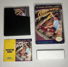 Skate or Die 2 Nintendo NES Complete In Box CIB Tested