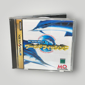 Hiroki Matsukata World Fishing Sega Saturn Japan Import USA Seller (1BC)