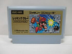 NES -- WRECKING CREW -- Juego Famicom, JAPÓN. ¡Funciona completamente! 10602