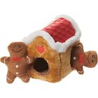 Zippy Paws Holiday Gingerbread House Burrow