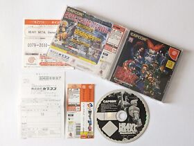 Dreamcast Heavy Metal Geomatrix w/Spine Reg-Card DC Sega Fighting Game Japan JP