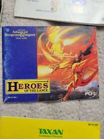 FCI 1991 NINTENDO NES Heroes of the Lance AD&D Instruction Booklet Manual ONLY