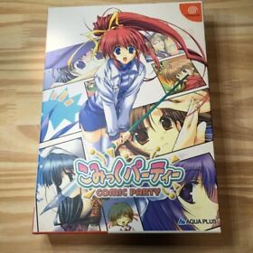 Dream Cast COMIC PARTY Video game software Limited edition Japanese ver. USED