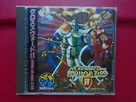 Crossed Swords II 2, Neo Geo CD Japan ADCD-102 Complete CIB Spine & Registration