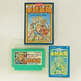 Hanjuku Hero with Box and Manual [Nintendo Famicom Japanese version]