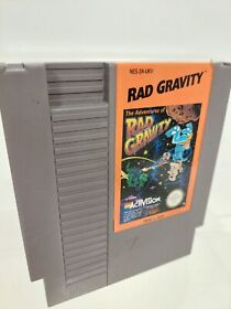 RAD GRAVITY NINTENDO NES GAME CARTRIDGE ONLY CLEAN AND TESTED