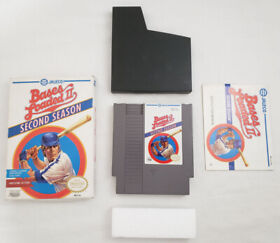 Bases Loaded II Second Season NES AUTHENTIC Complete Box original Nintendo 2 2nd