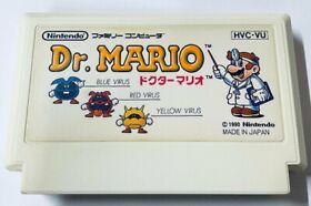 Dr. MARIO NES FC Nintendo Famicom Japanese Version